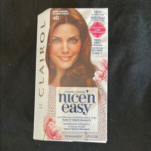 NEW Sealed Nice'n Easy 4R Dark Auburn Hair Color